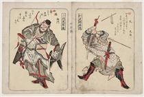 Chinese Warriors, from series Suikoden - Hokkei