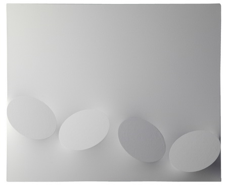 Quattro ovali bianchi, 2009 - Turi Simeti