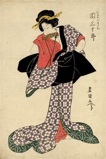 Seki Sanjuro - Утаґава Тойокуні