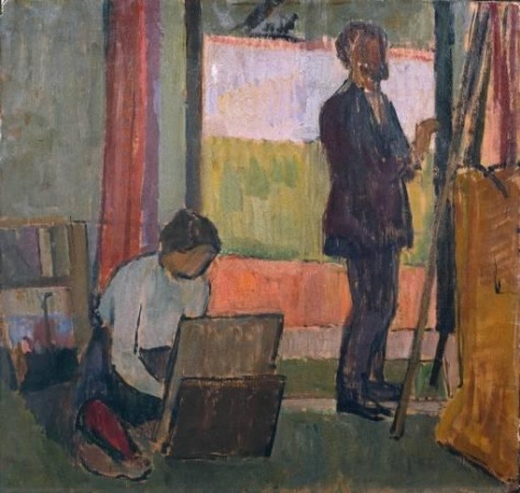 Frederick and Jessie Etchells Painting, 1912 - Vanessa Bell