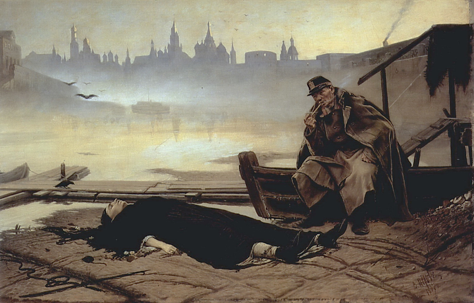 a-drowned-woman-found-drowned-1867-vasily-perov-wikiart