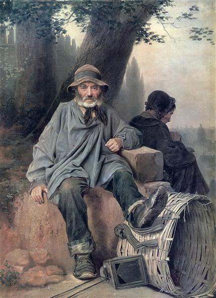 Parisian rag-picker, 1864 - Vasili Perov