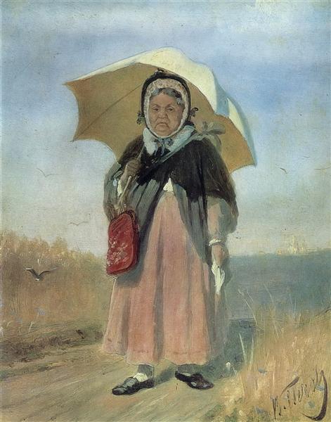 К Троице-Сергию, 1870 - Василий Перов