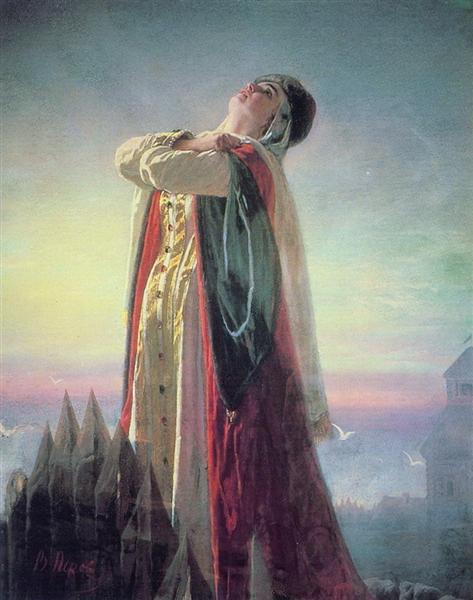 Yaroslavna's Lament, 1881 - Wassili Grigorjewitsch Perow