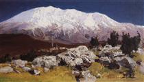 At the foot of Mount Hermon - Vasily Polenov
