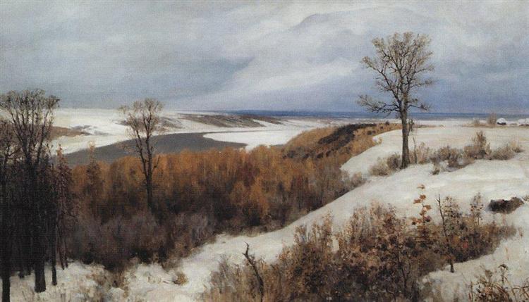 Early snow. Behovo., 1891 - Vasily Polenov