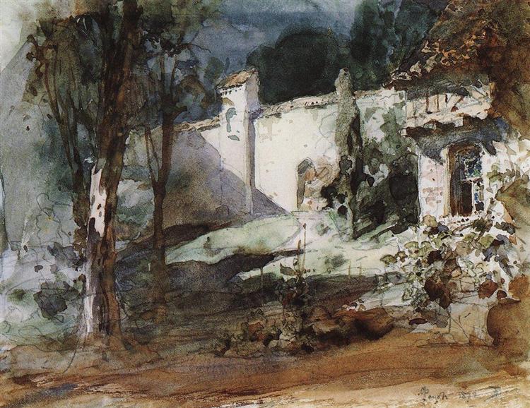 Marguerite Garden, 1882 - Wassili Dmitrijewitsch Polenow
