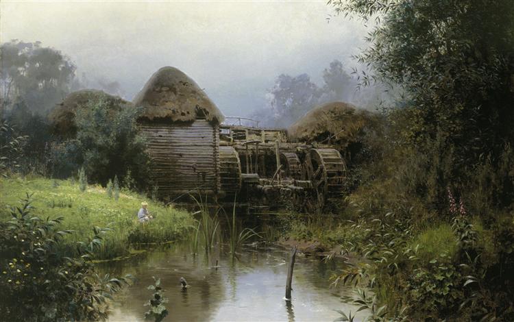 Old mill, 1880 - Vasily Polenov