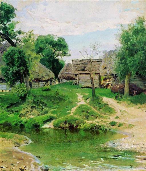 Деревня Тургенево, 1885 - Василий Поленов