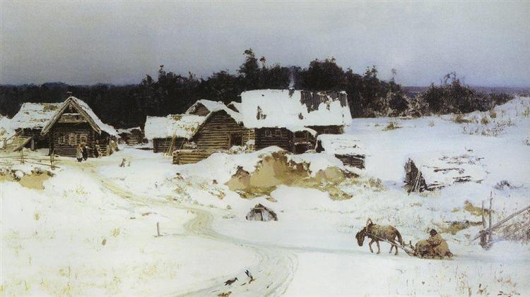 Зима. Имоченцы., 1880 - Василий Поленов