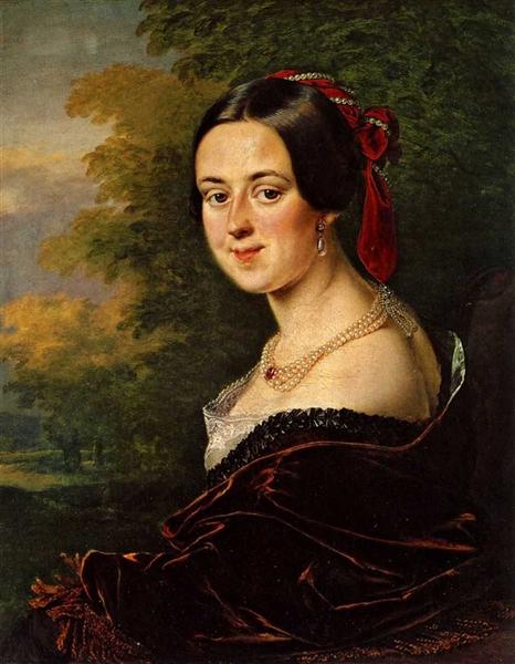 Portrait of E.A. Sisalinoy, 1846 - Vasily Tropinin