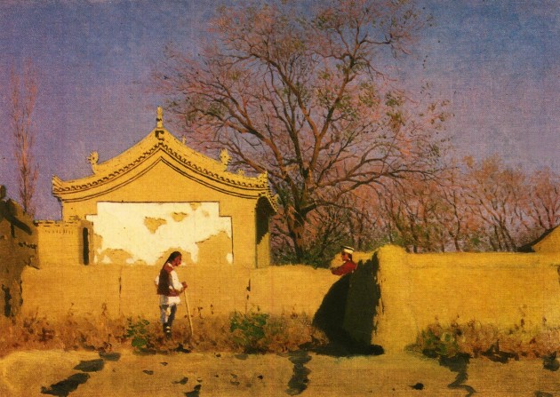Chinese house, 1870 - Василий Верещагин