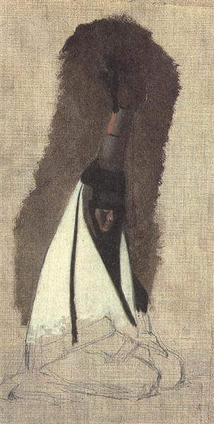 Mulher Cazaques, c.1867 - Vasily Vasilievich Verechagine