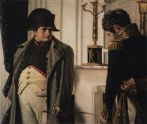 Napoleon and general Lauriston ( Peace at all costs) - Vasily Vasilievich Verechagine