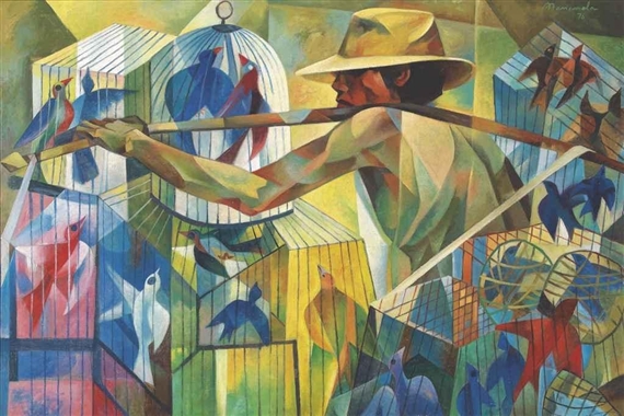 The Bird Seller, 1976 - Vicente Manansala