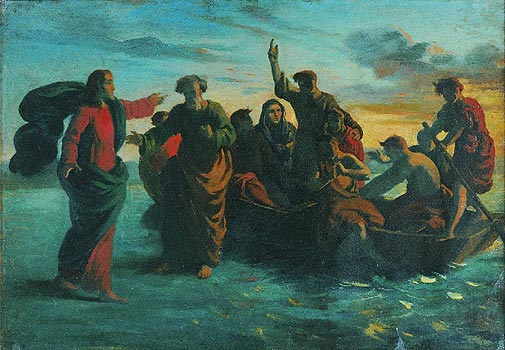 Cristo sobre as ondas - Victor Meirelles