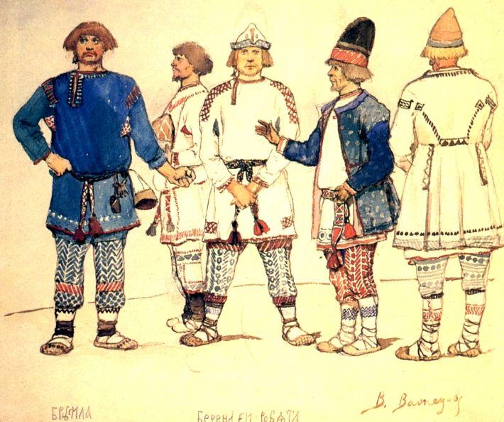 Timber and Berendeys guys, 1885 - Viktor Vasnetsov