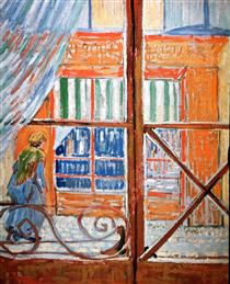 A Pork-Butcher's Shop Seen from a Window - Vincent van Gogh