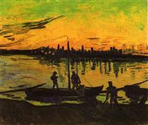 Coal Barges - Vincent van Gogh