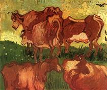 Les Vaches - Vincent van Gogh
