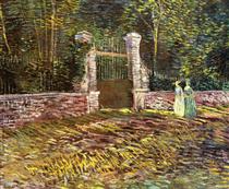 Entrance to the Voyer-d'Argenson Park at Asnieres - Vincent van Gogh