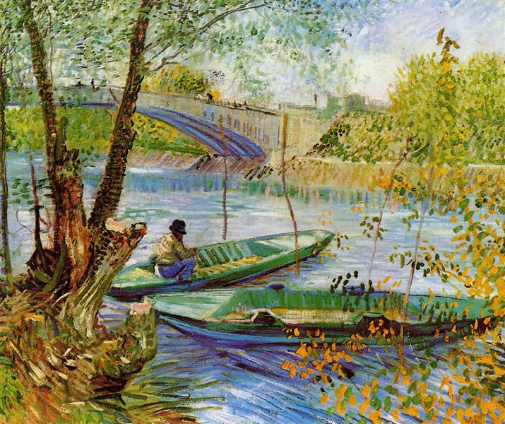 Fishing in the Spring, 1887 - Vincent van Gogh
