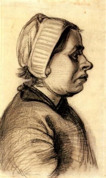 Head of a Woman, 1884 - Винсент Ван Гог