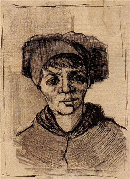 Head of a Woman, 1885 - Винсент Ван Гог
