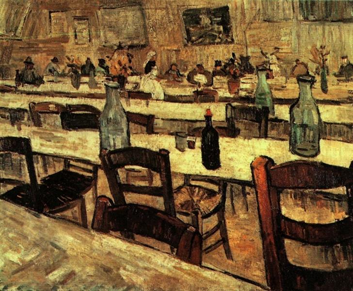 Interior of a Restaurant in Arles, 1888 - Вінсент Ван Гог