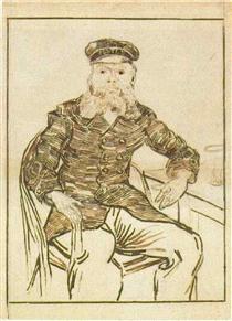 Joseph Roulin, Three-Quarter-Length - Vincent van Gogh