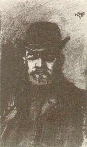 Man with Bowler, 1885 - Вінсент Ван Гог