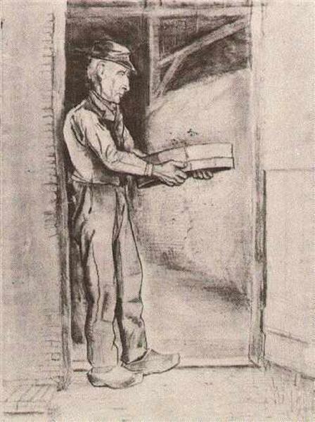 Man with Winnow, 1881 - Винсент Ван Гог