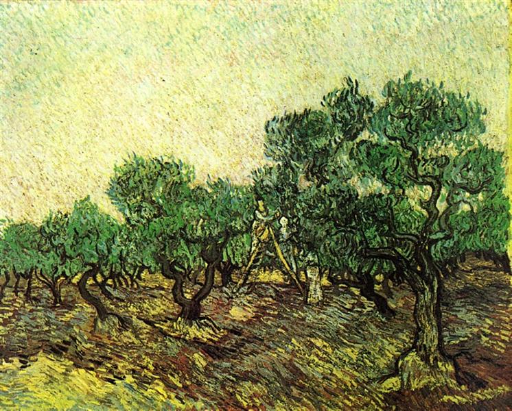 Olive Picking, 1889 - Вінсент Ван Гог