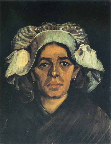 Peasant Woman, Portrait of Gordina de Groot, 1885 - 梵谷