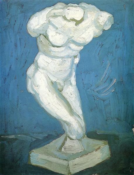 Plaster Statuette of a Male Torso, 1886 - Vincent van Gogh