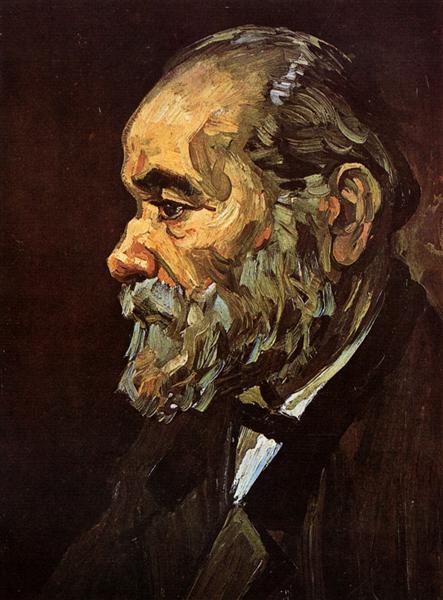 Портрет старого бороданя, 1885 - Вінсент Ван Гог