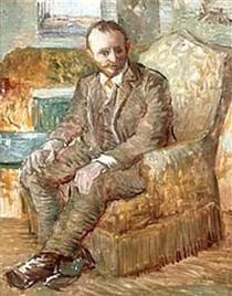 Portrait of the Art Dealer Alexander Reid, Sitting in an Easy Chair - Вінсент Ван Гог