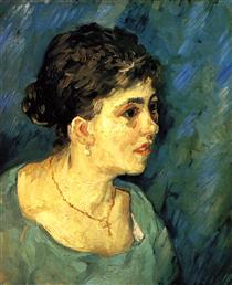 Portrait of Woman in Blue - Vincent van Gogh