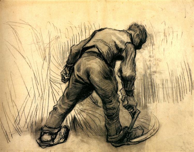 Reaper, 1885 - Винсент Ван Гог