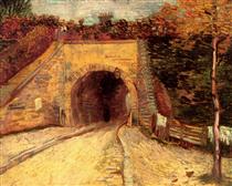 Roadway with Underpass The Viaduct - Vincent van Gogh