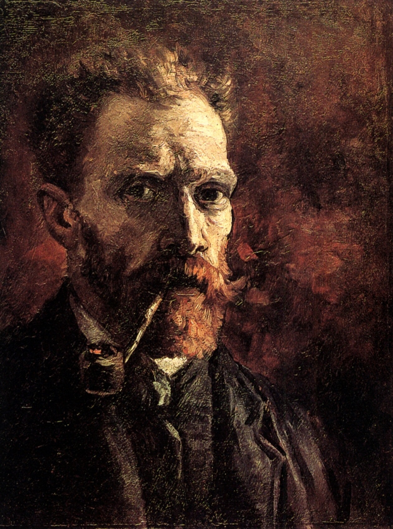 Self Portrait with Pipe (1886)