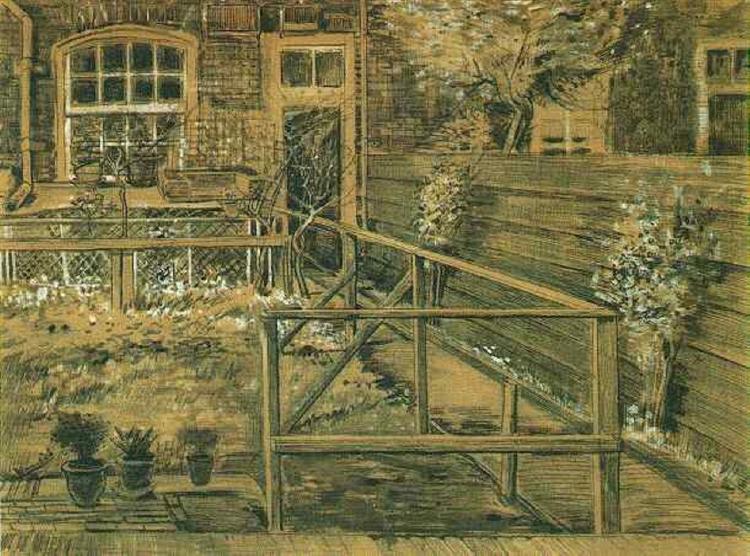 Sien's Mother's House, Closer View, 1882 - Винсент Ван Гог