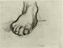 Sketch of a Foot - Vincent van Gogh