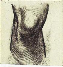 Sketch of a Knee - Vincent van Gogh