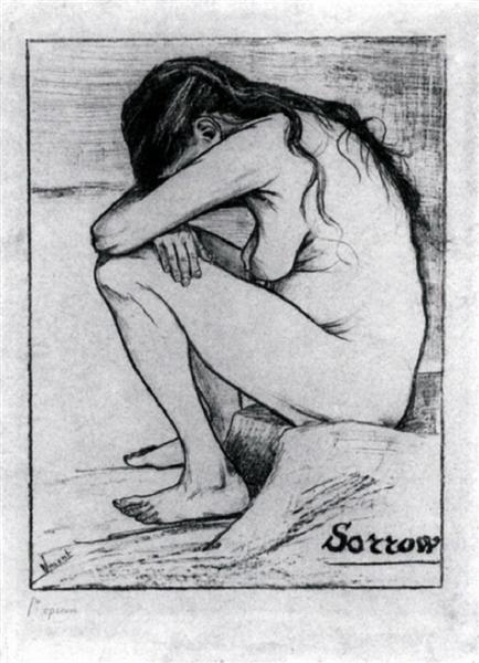 Sorrow, 1882 - Винсент Ван Гог