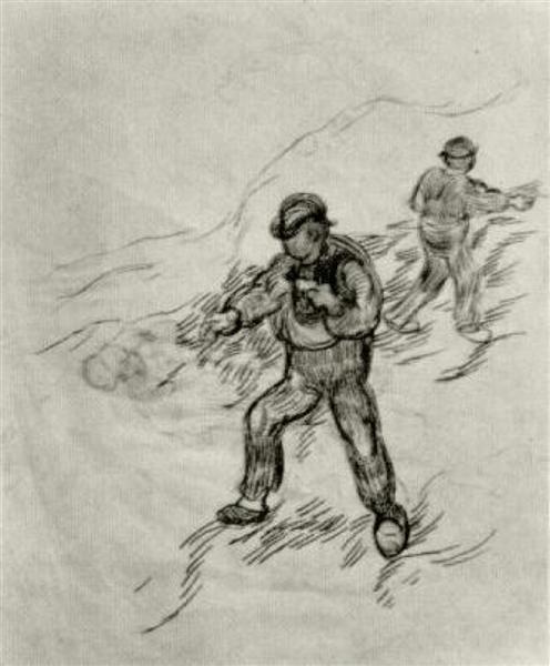 Sowers, 1890 - Vincent van Gogh