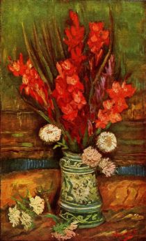 Still LIfe - Vase with Red Gladiolas - Vincent van Gogh