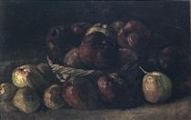 Still life with a basket of apples - Вінсент Ван Гог