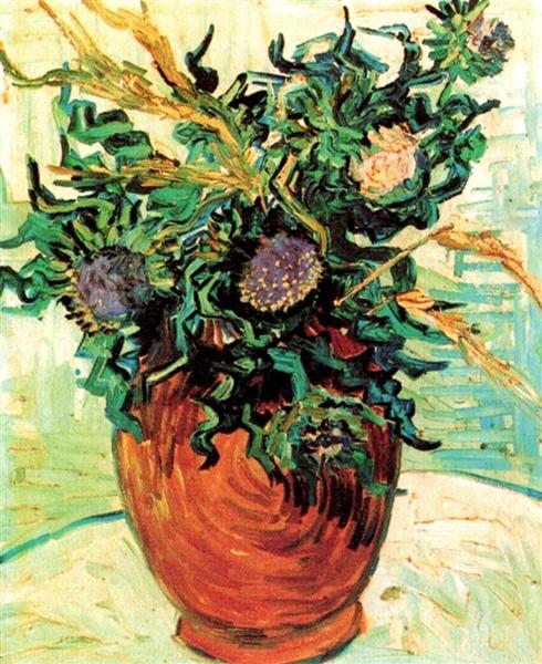 Still Life with Thistles, 1890 - Vincent van Gogh