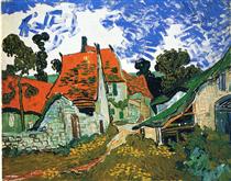 Street in Auvers-sur-Oise - Vincent van Gogh